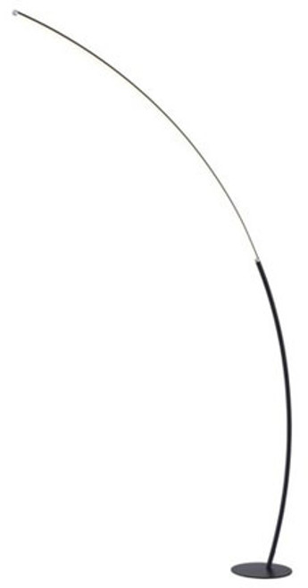 Lite Source LS-83561BLK Monita Contemporary Black LED Floor Lamp