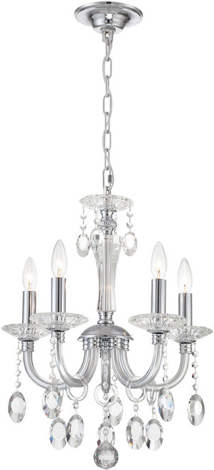 Lite Source EL-10145 Chrome Mini Chandelier Light