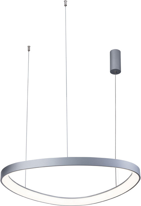 Lumpure 5355-848RPP-SLV-3 Florida Contemporary Silver LED 26" Drop Ceiling Lighting