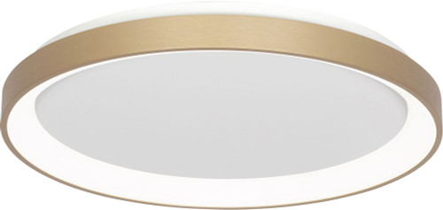Lumpure 5367-838RC-BG-TR-CCT Alaska Modern Brushed Gold LED 19" Ceiling Lighting Fixture