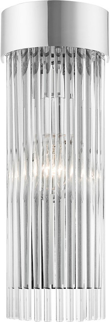 Livex 15711-05 Norwich Polished Chrome Sconce Lighting