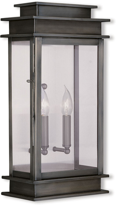 Livex 2018-29 Princeton Vintage Pewter Outdoor Wall Lighting Sconce