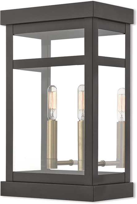 Livex 20705-07 Hopewell Bronze Outdoor Wall Sconce Lighting