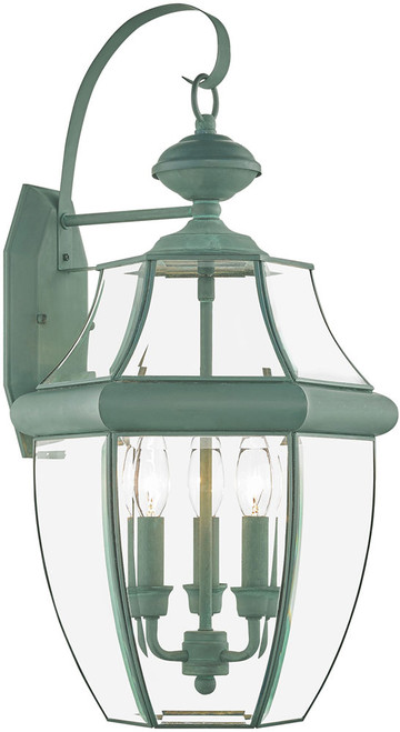 Livex 2351-06 Monterey Verdigris Large Outdoor Lighting Wall Sconce
