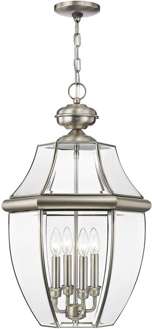 Livex 2357-91 Monterey Brushed Nickel Drop Lighting