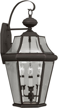 Livex 2361-07 Georgetown Exterior Bronze Lighting Sconce