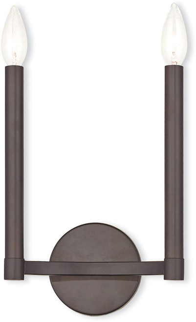 Livex 40242-07 Alpine Modern Bronze Wall Lamp