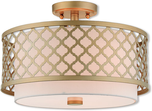 Livex 41108-33 Arabesque Soft Gold Ceiling Lighting
