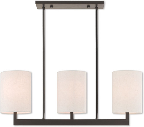 Livex 42426-07 Hayworth Modern Bronze Island Lighting