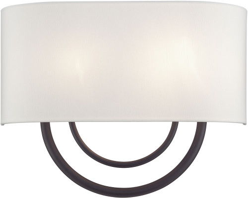 Livex 42893-07 Stratton Contemporary Bronze Lamp Sconce