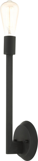 Livex 45839-04 Prague Modern Black ADA Sconce Lighting