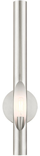 Livex 45911-91 Acra Modern Brushed Nickel Wall Sconce Light