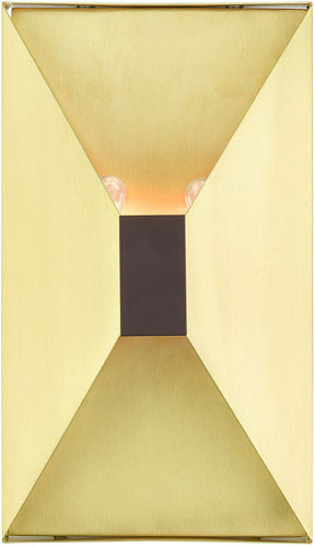 Livex 46002-12 Lexford Modern Satin Brass Wall Sconce Lighting