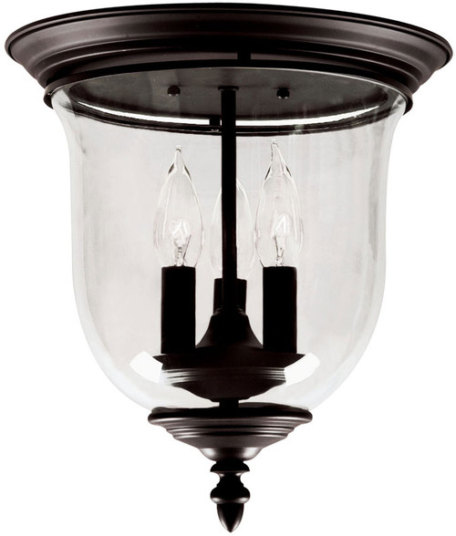 Livex 5021-07 Legacy Bronze Flush Mount Lighting