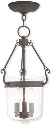 Livex 50492-07 Winchester Bronze Pendant Light