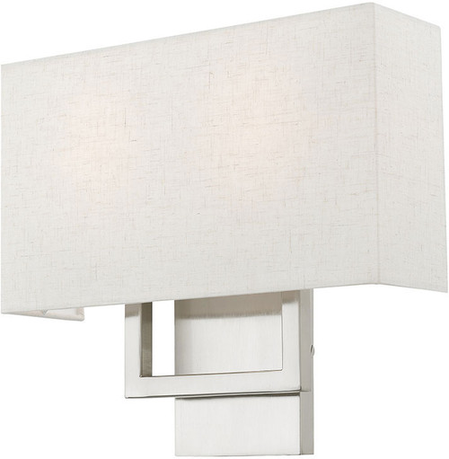 Livex 50994-91 Pierson Contemporary Brushed Nickel Wall Mounted Lamp