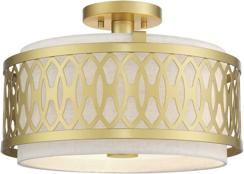 Livex 53432-33 Vistaview Modern Soft Gold Home Ceiling Lighting