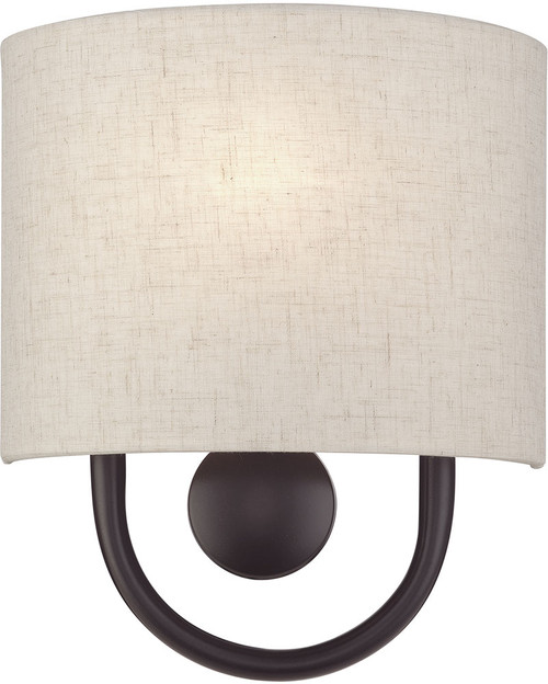 Livex 60271-92 Stratton Modern English Bronze 9" Sconce Lighting