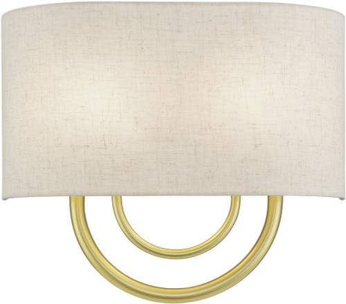 Livex 60272-33 Stratton Contemporary Soft Gold 13" Wall Mounted Lamp