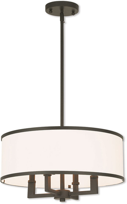 Livex 62615-07 Park Ridge Bronze Drop Lighting