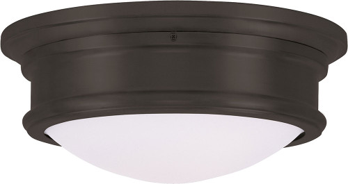 Livex 7342-07 Astor Bronze 13" Ceiling Light