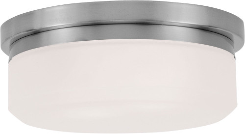 Livex 7390-91 Stratus Brushed Nickel 8" Ceiling Lighting