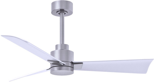 Matthews AK-BN-MWH Alessandra Modern Matte White Home Ceiling Fan