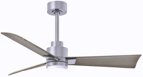 Matthews AKLK-BN-GA Alessandra Modern Gray Ash LED Ceiling Fan