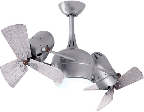 Matthews DGLK-BN-WDBW Dagny Contemporary Brushed Nickel LED 38" Home Ceiling Fan