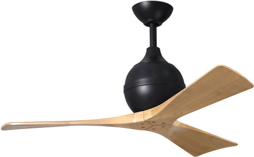 Matthews IR3-BK-LM Irene Modern Light Maple Ceiling Fan