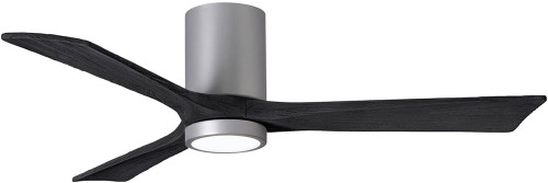 Matthews IR3HLK-BN-BK Irene Modern Brushed Nickel LED Home Ceiling Fan