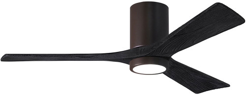 Matthews IR3HLK-TB-BK Irene Modern Textured Bronze LED Ceiling Fan