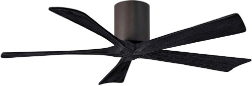 Matthews IR5H-TB-BK Irene Modern Textured Bronze Home Ceiling Fan
