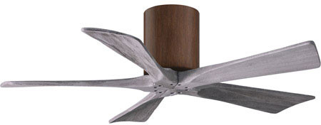 Matthews IR5H-WN-BW-42 Irene Modern Walnut Tone 42" Ceiling Fan