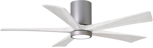 Matthews IR5HLK-BN-MWH Irene Modern Brushed Nickel LED Ceiling Fan