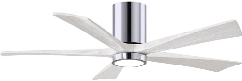 Matthews IR5HLK-CR-MWH Irene Modern Polished Chrome LED Home Ceiling Fan