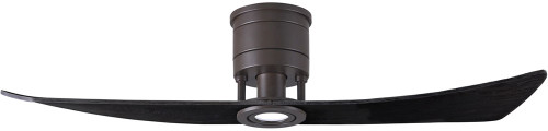 Matthews LW-TB-BK Lindsay Modern Textured Bronze LED 52" Home Ceiling Fan