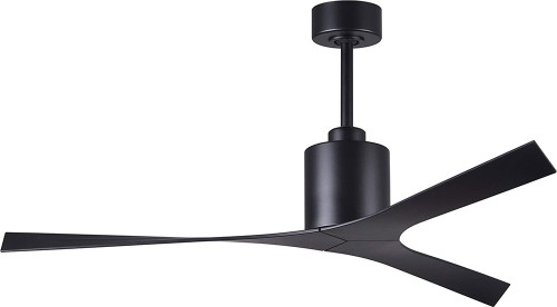 Matthews MK-BK-BK Molly Modern Matte Black 56" Home Ceiling Fan
