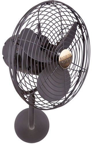 Matthews MP-BZZT-MTL Michelle Parede Modern Bronzette 13" Wall Fan