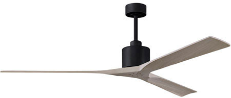 Matthews NKXL-BK-GA-72 Nan XL Contemporary Matte Black 72" Ceiling Fan