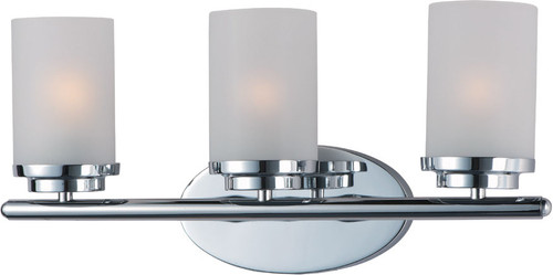 Maxim 10213FTPC Corona Polished Chrome 3-Light Bath Lighting
