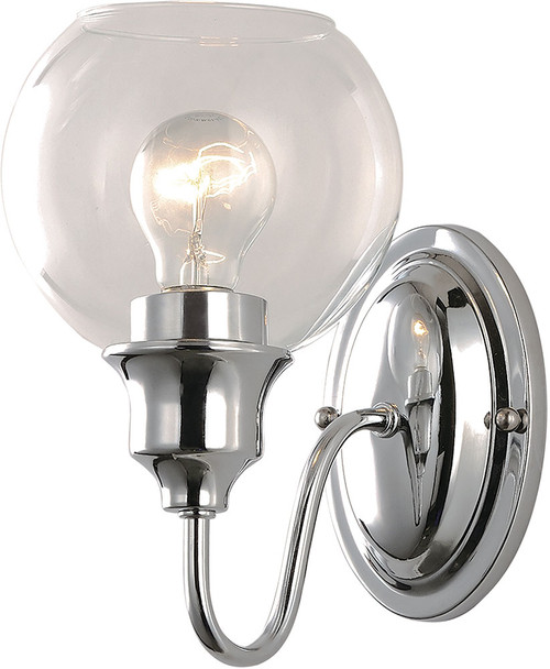 Maxim 1111CLPC Ballord Contemporary Polished Chrome Wall Lamp