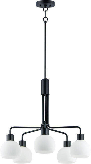Maxim 11277SWBK Coraline Modern Black Lighting Chandelier