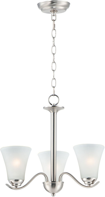 Maxim 12073FTSN Vital Traditional Satin Nickel Mini Chandelier Light