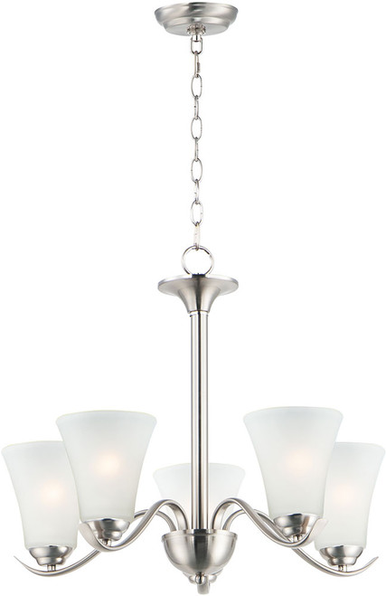 Maxim 12075FTSN Vital Traditional Satin Nickel Mini Hanging Chandelier