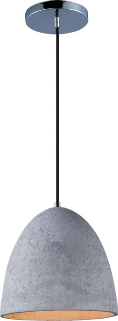 Maxim 12397GYPC Crete Contemporary Polished Chrome LED Pendant Light Fixture