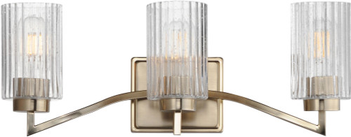 Maxim 21373CRSCH Rigata Modern Satin Champagne 3-Light Bath Wall Sconce