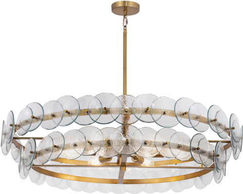 Maxim 21824TCWBR Loren Modern Weathered Brass 42" Drop Ceiling Light Fixture