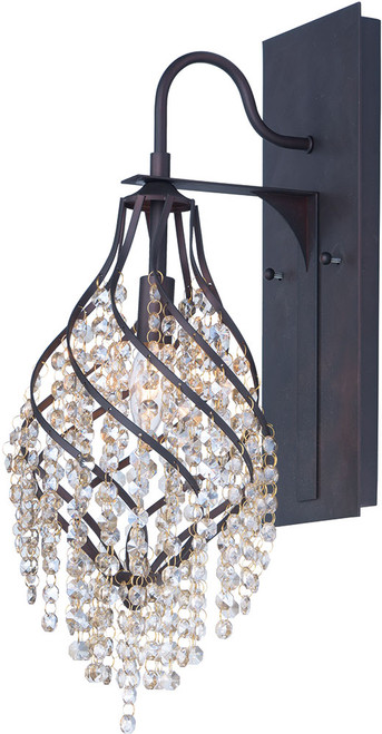 Maxim 22001CGOI Twirl Oil Rubbed Bronze Light Sconce