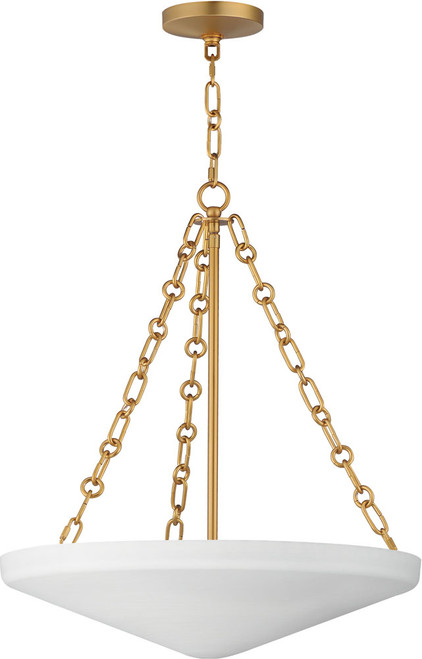 Maxim 22454WTNAB Artemis Modern Natural Aged Brass 19.75" Foyer Light Fixture